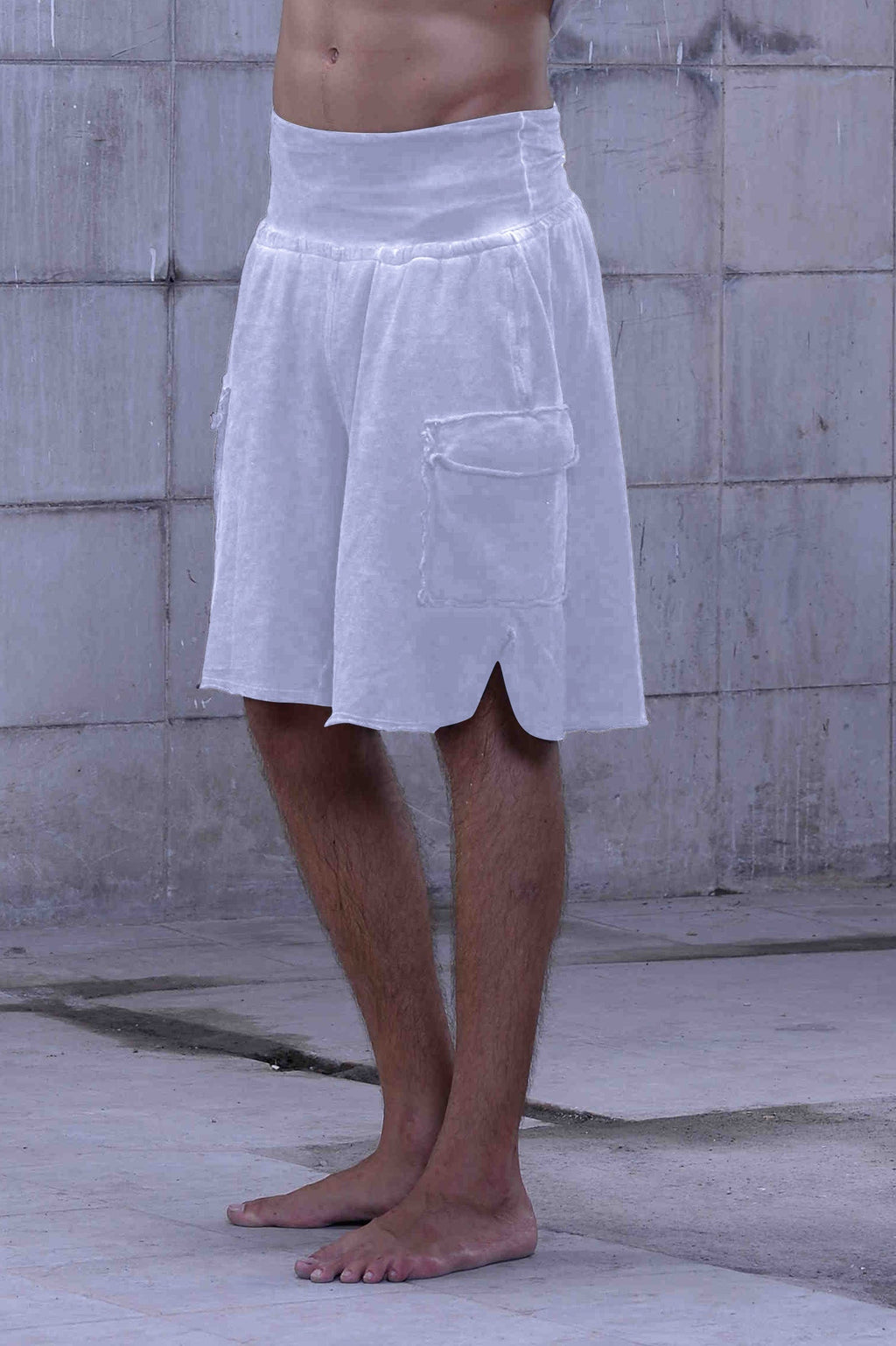 Unisex tie-dye shorts