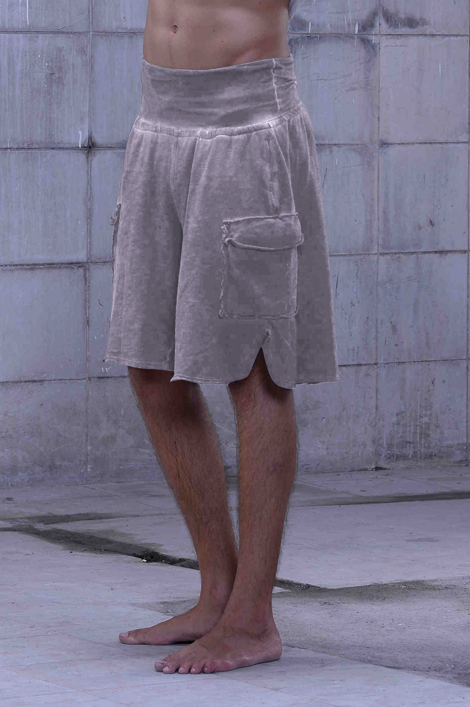 Unisex tie-dye shorts