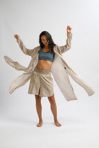 Split-Side Dance Shirt