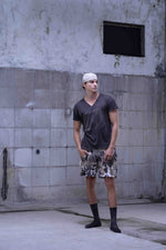 Unisex tie-dye shorts
