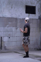 Unisex tie-dye shorts