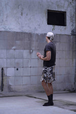 Unisex tie-dye shorts
