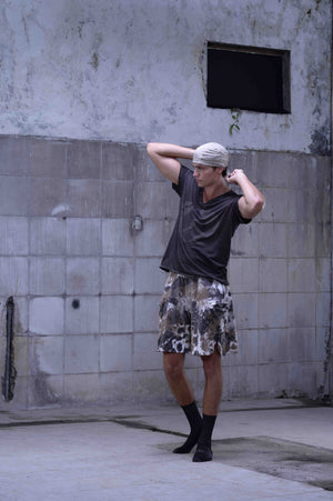 Unisex tie-dye shorts