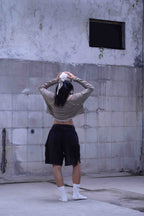 Unisex tie-dye shorts