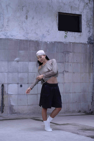 Unisex tie-dye shorts
