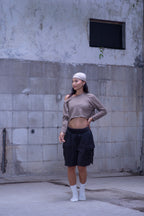 Crop sweater