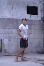 Unisex tie-dye shorts