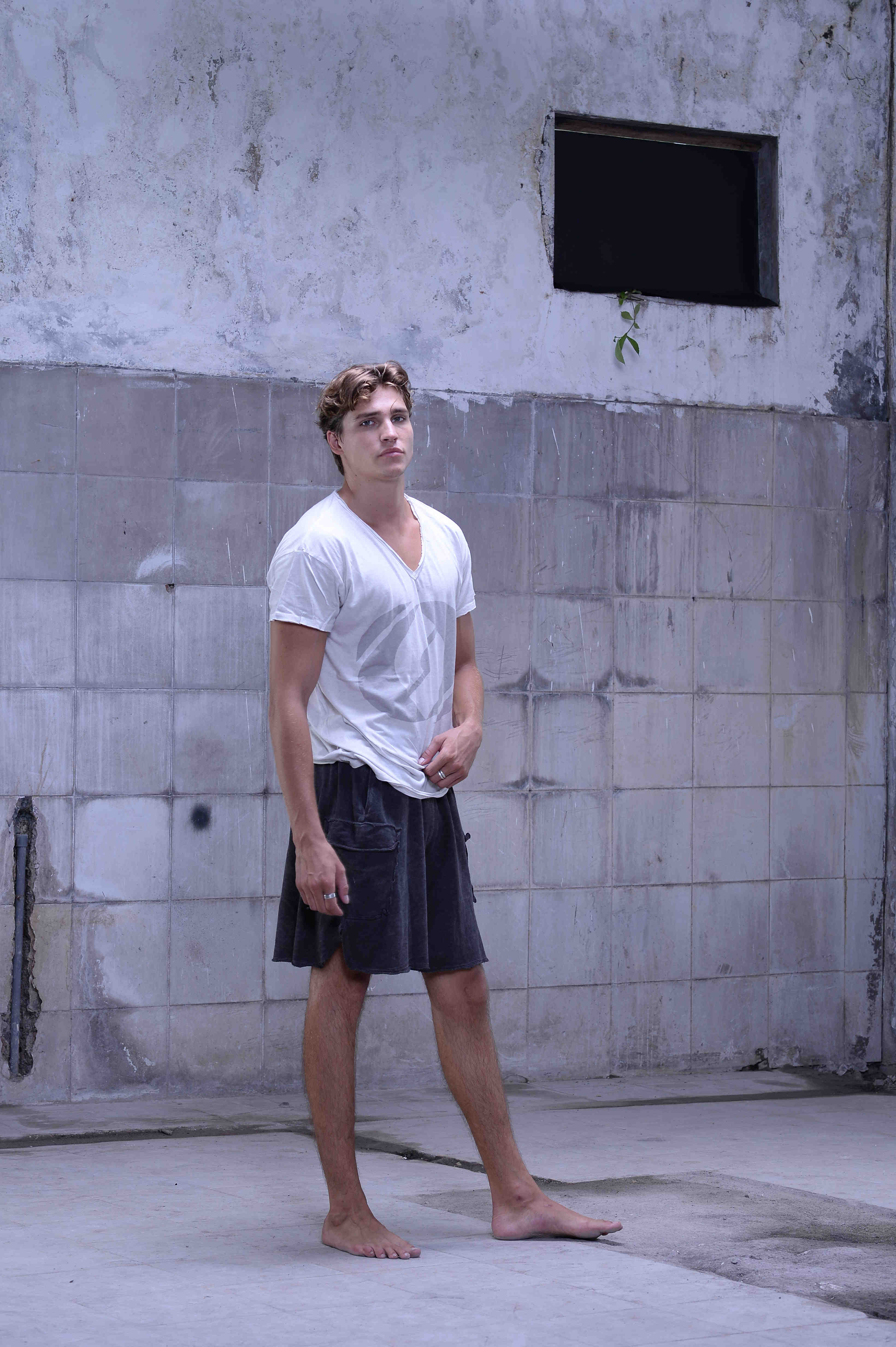 Unisex tie-dye shorts