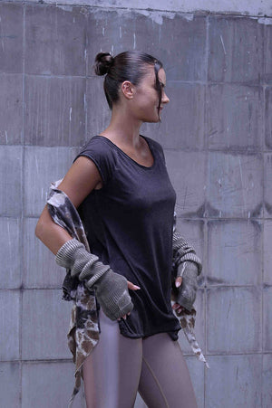 Rib Knit-Gloves