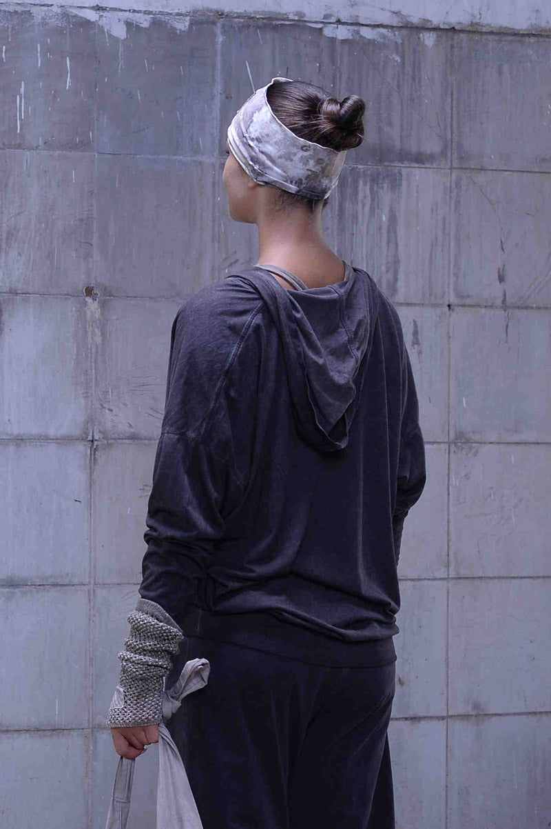 Cross over hoodie