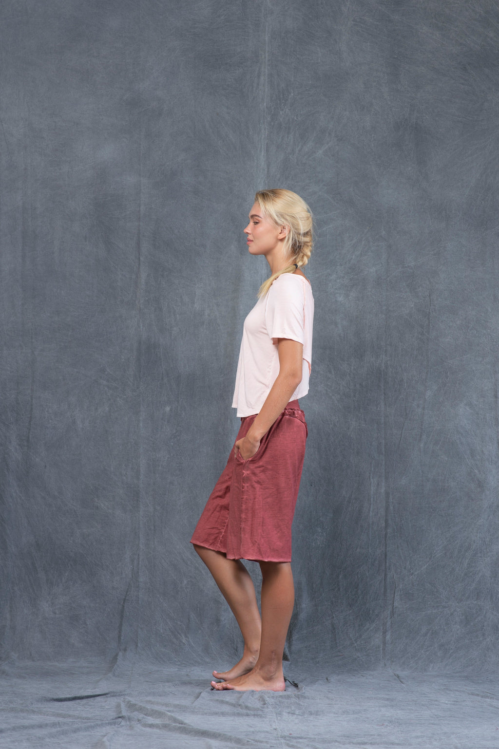 Crop Top Overlapping Back
