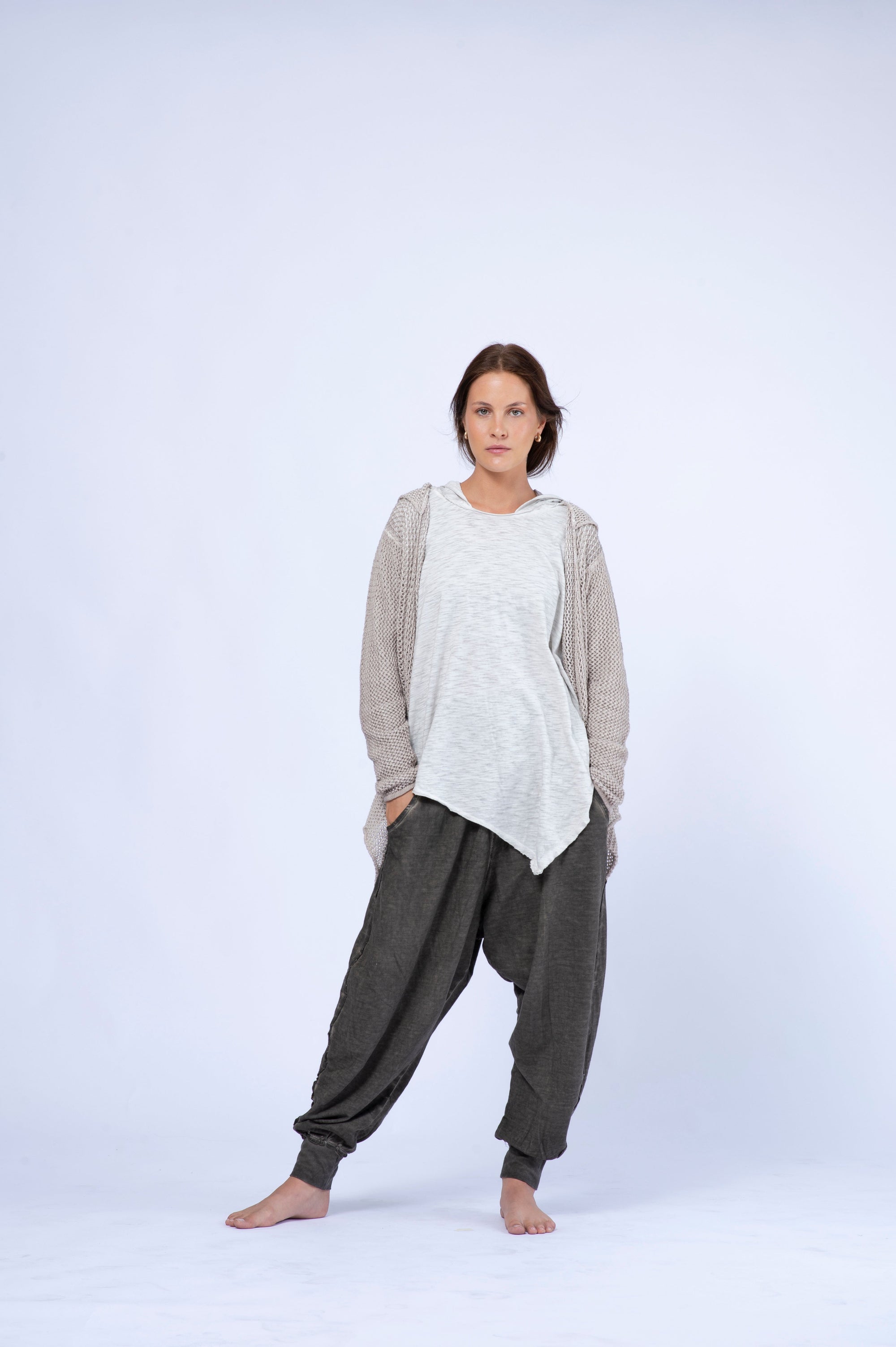 Knitwear Hoodie Blouse