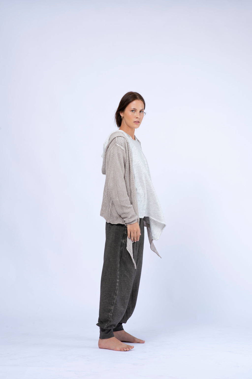 Knitwear Hoodie Blouse