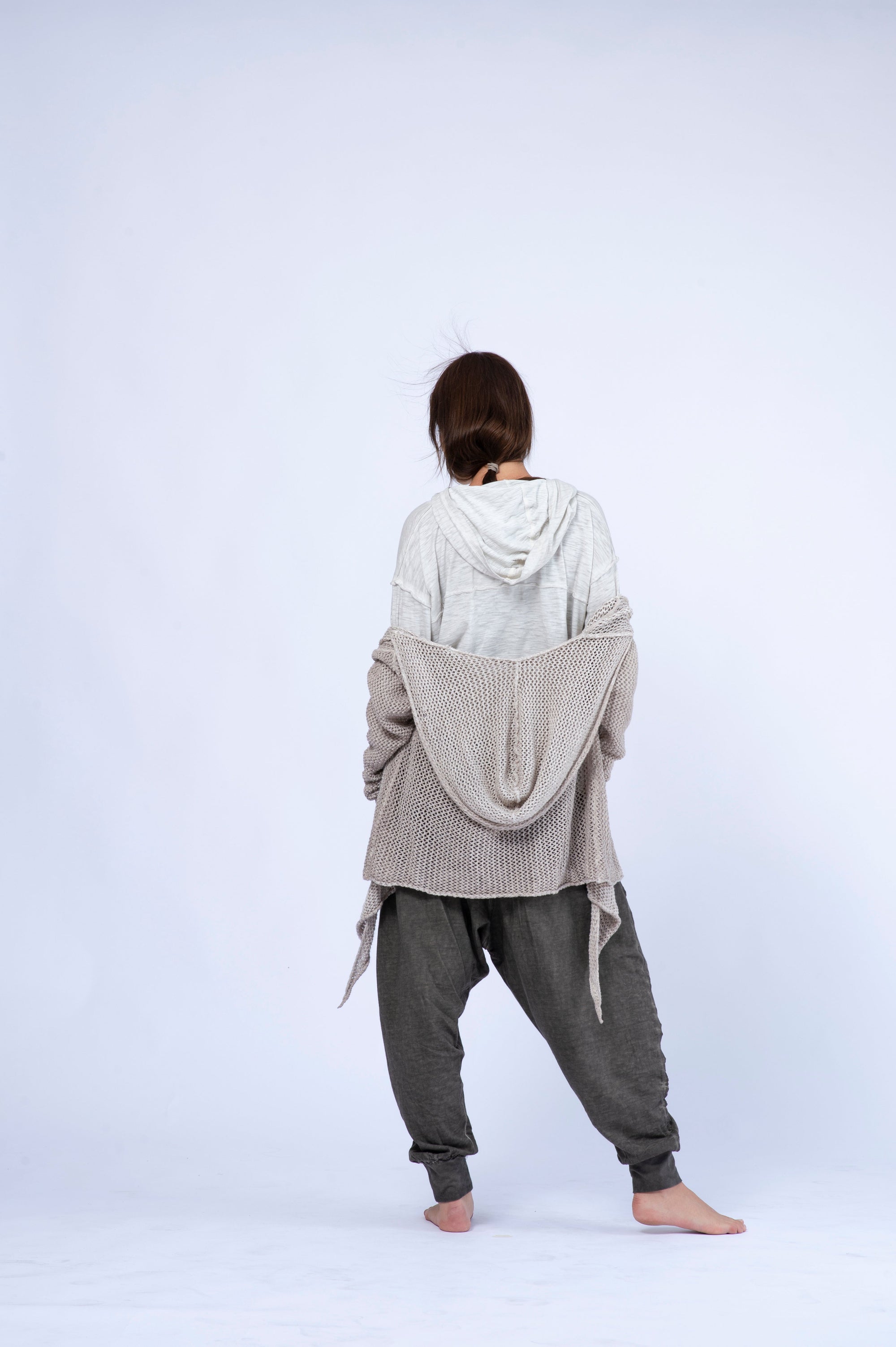 Knitwear Hoodie Blouse