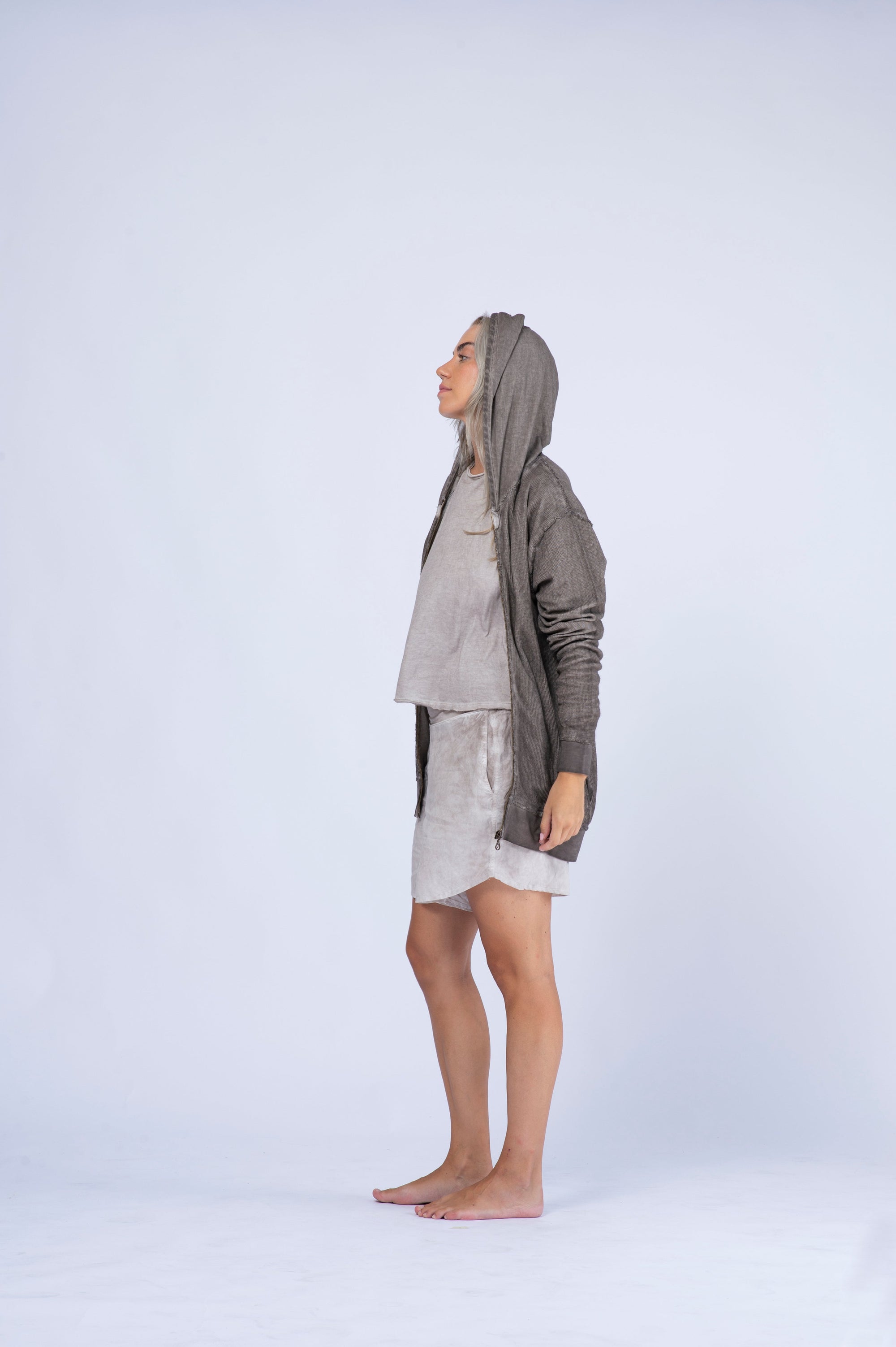 Double Waffle Hoodie Jacket