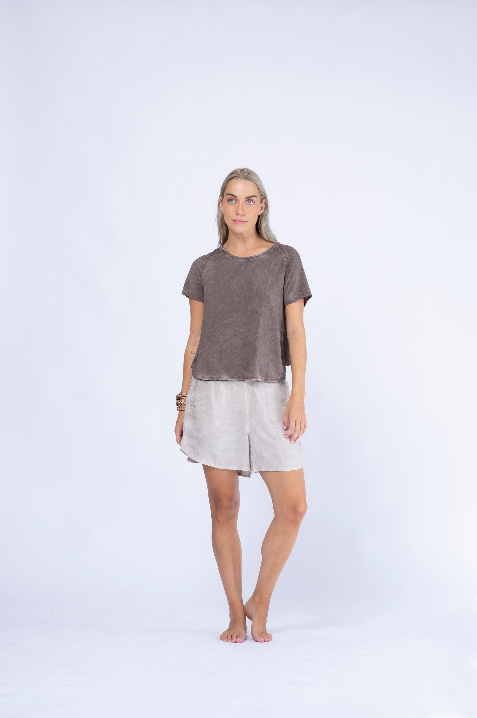 Crop Top Overlapping Back