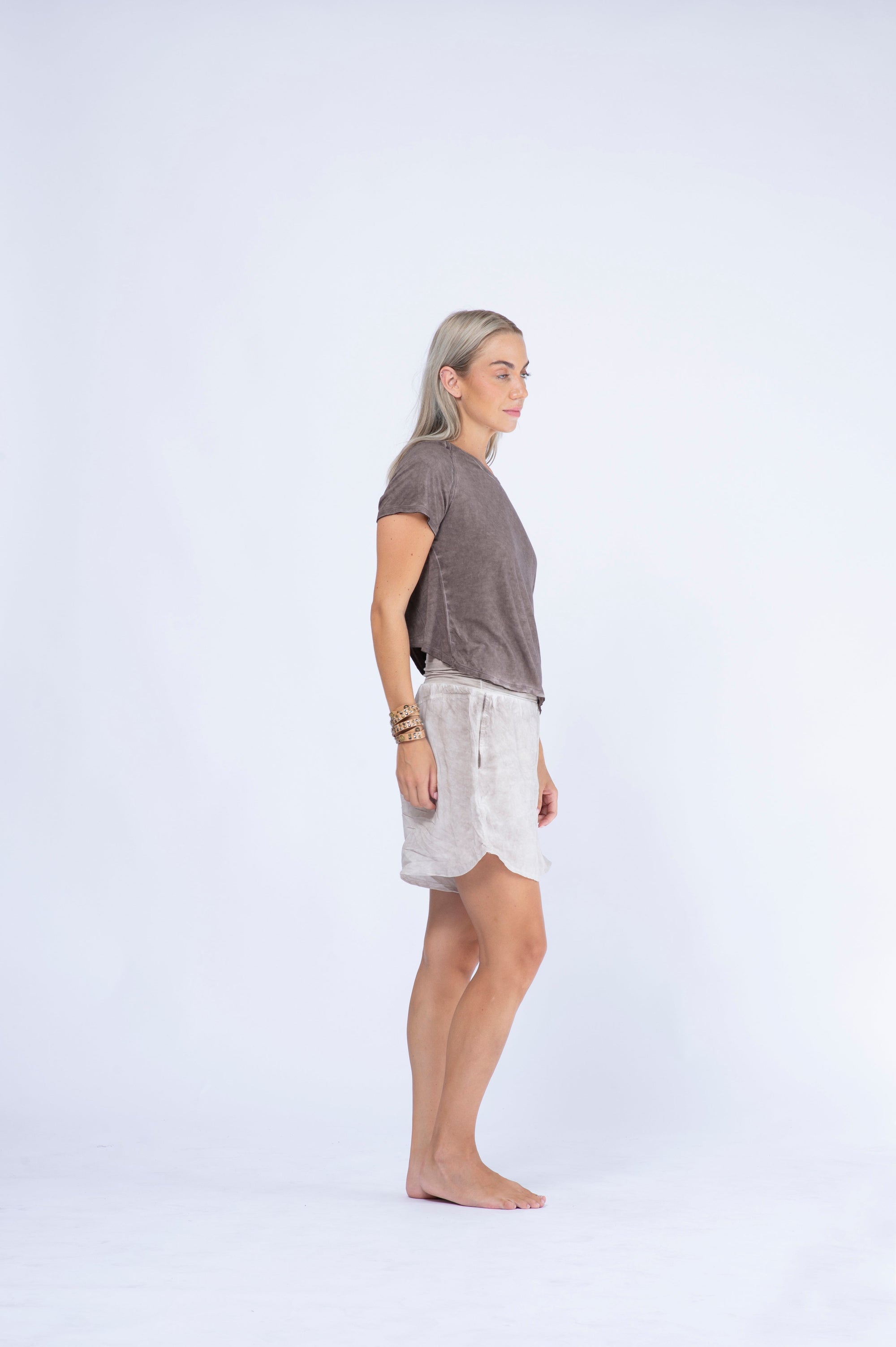 Crop Top Overlapping Back