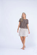 Crop Top Overlapping Back