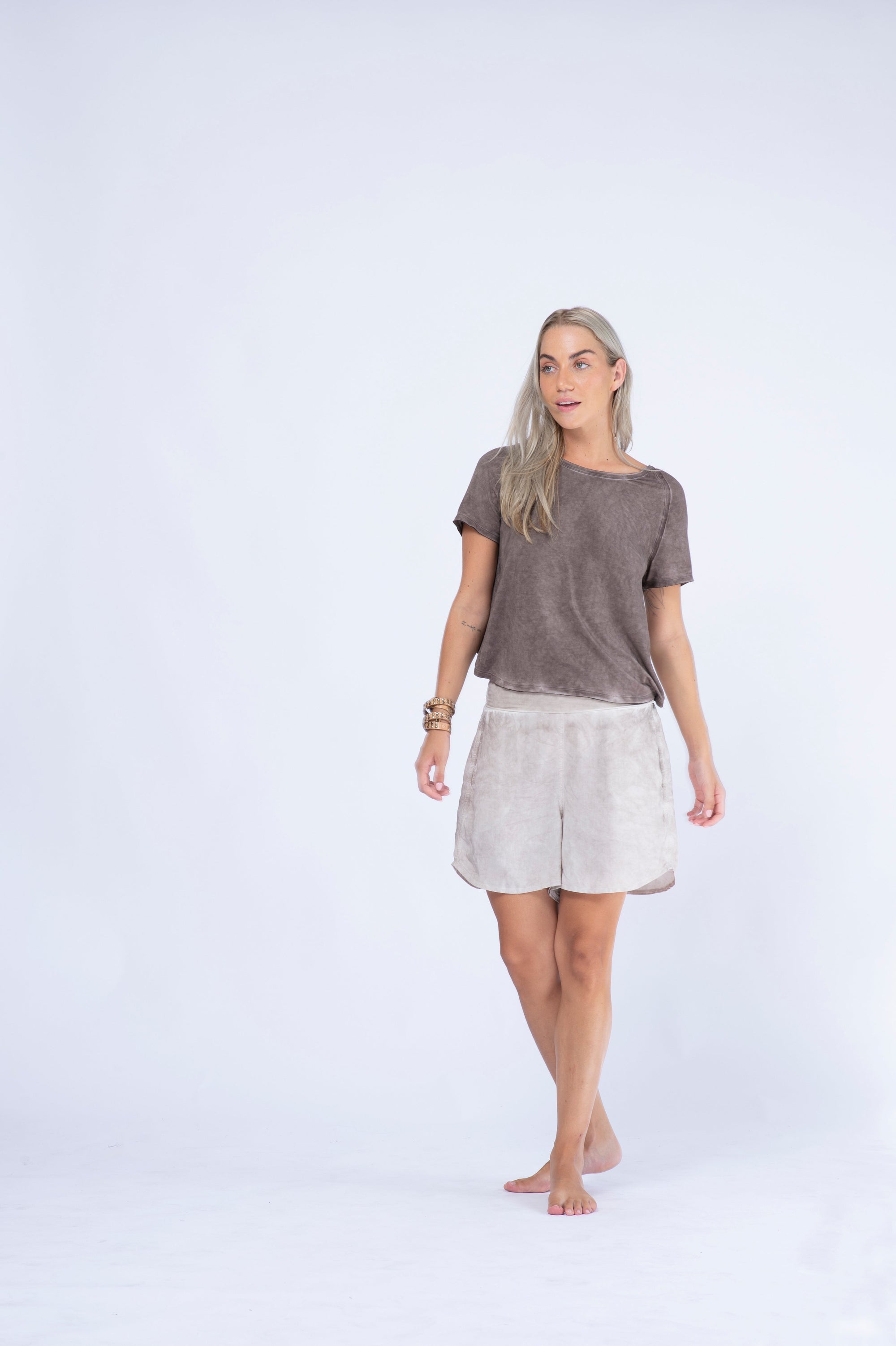 Crop Top Overlapping Back