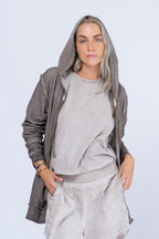 Double Waffle Hoodie Jacket