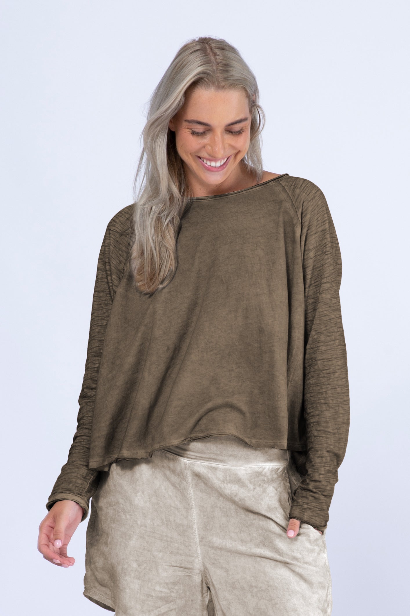 Long Sleeves Raglan Tshirt
