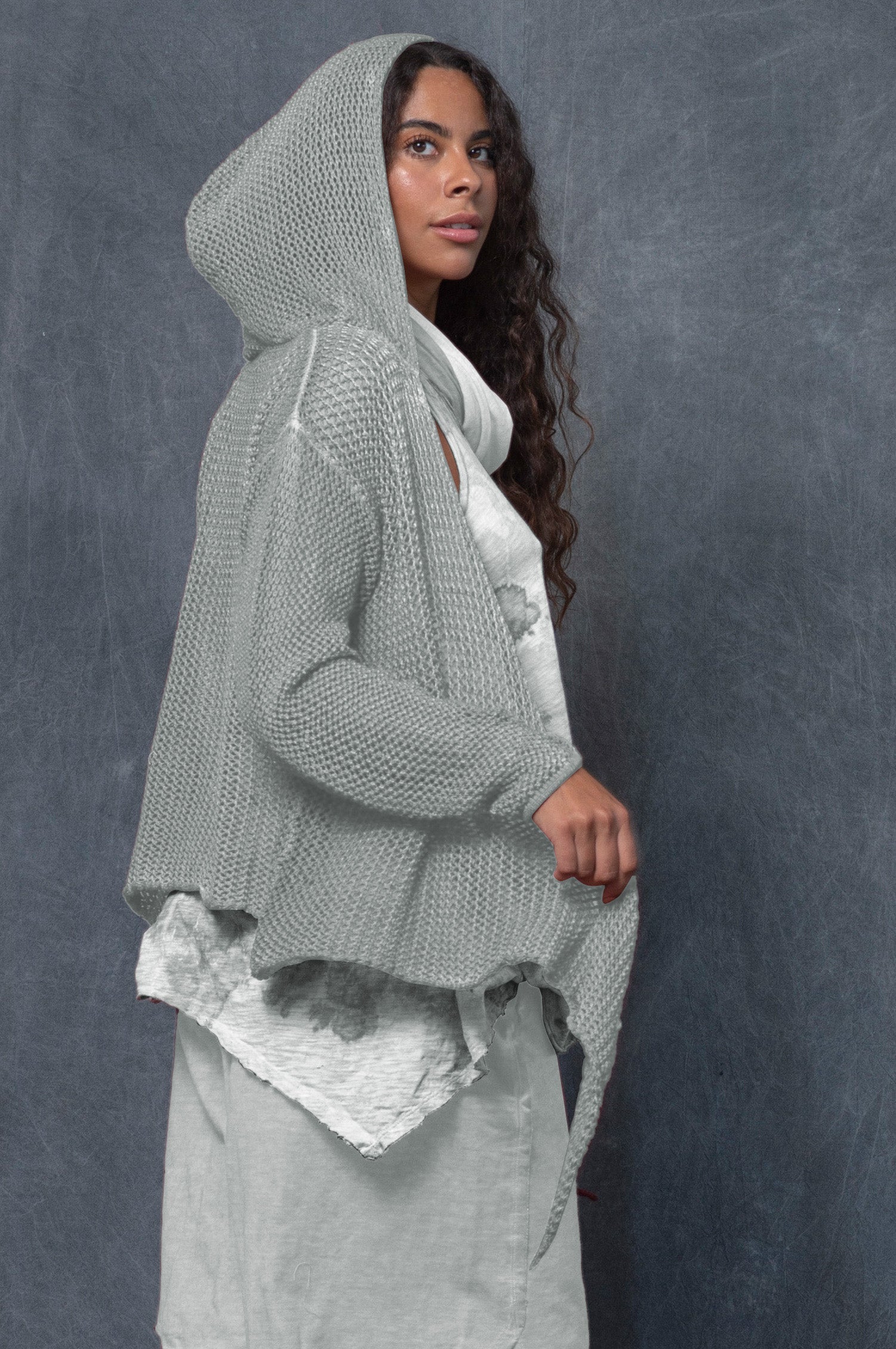 Knitwear Hoodie Blouse