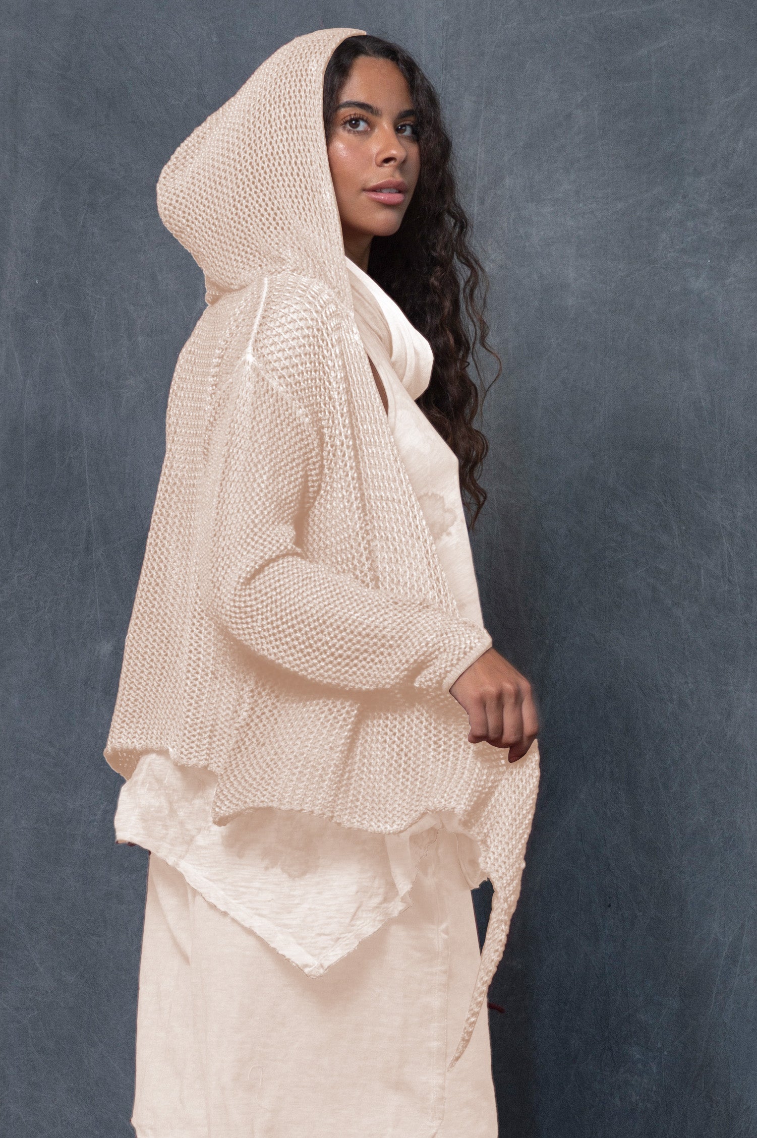 Knitwear Hoodie Blouse
