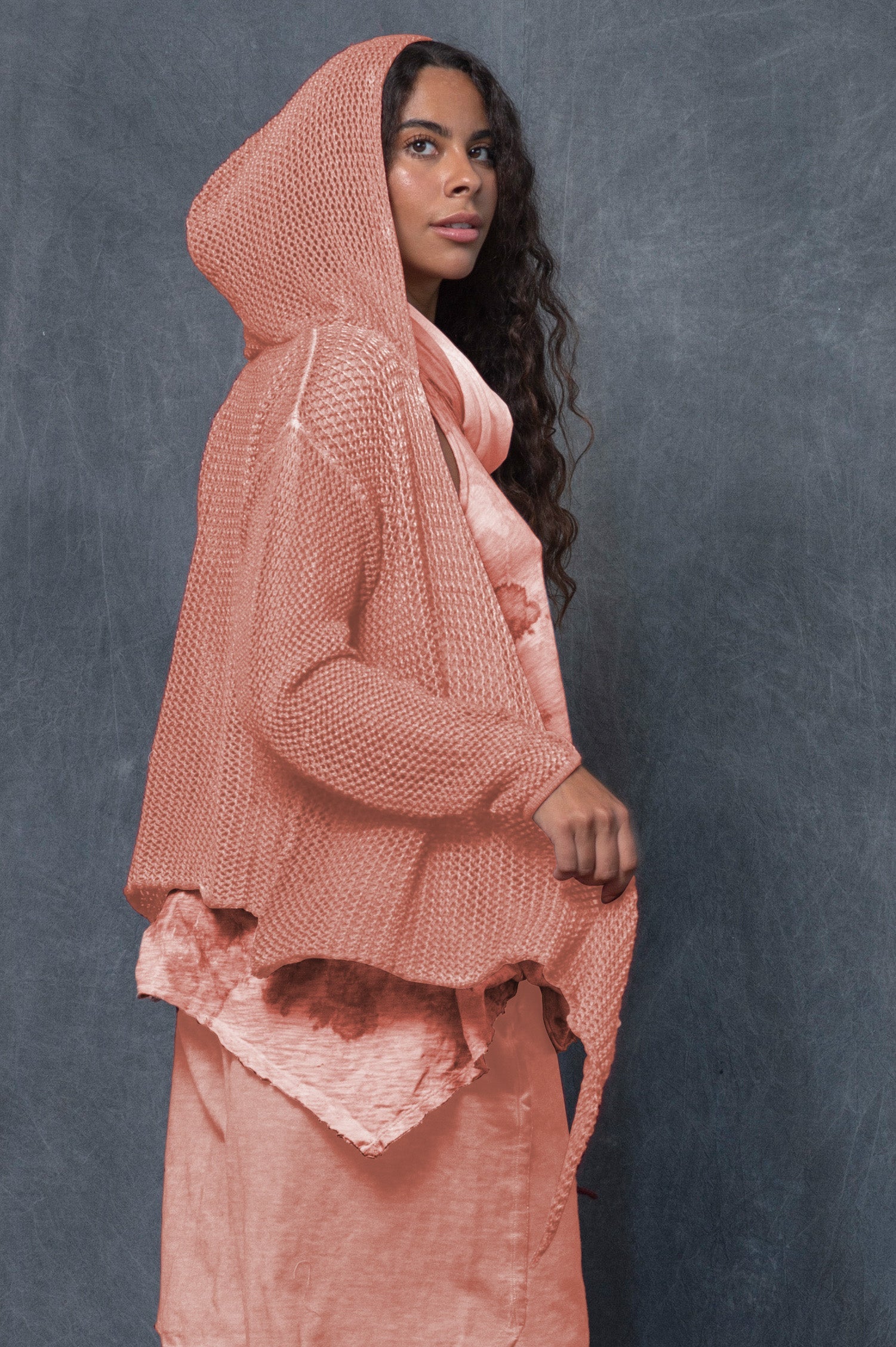 Knitwear Hoodie Blouse