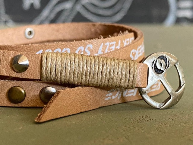 Long Leather Bracelet