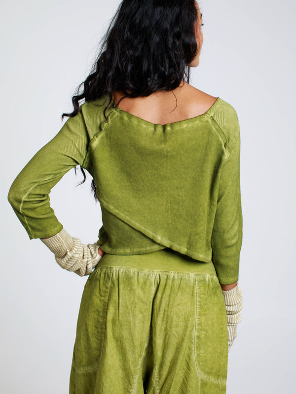 Twist-Detail Cropped Top