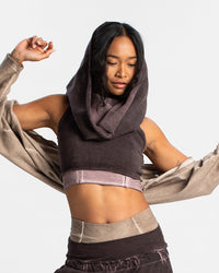 Tube-Neck Hood Bra