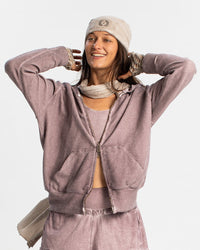 Wide Zip Hoodie