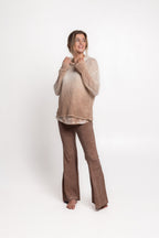 Deep Dyed Knitted Sweater