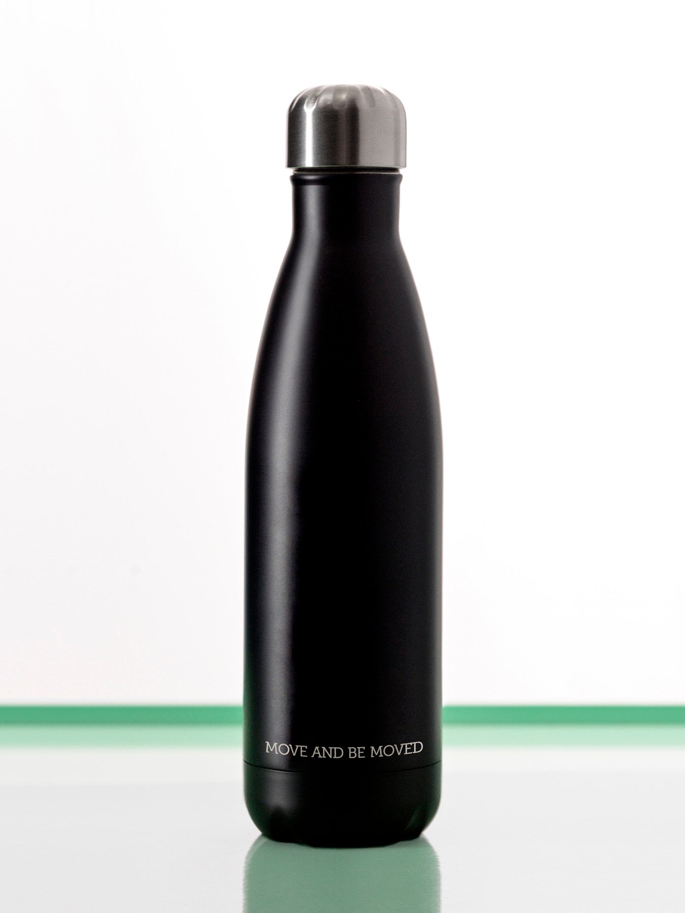 Stainless Steel Reusable Bottle - Matte Black