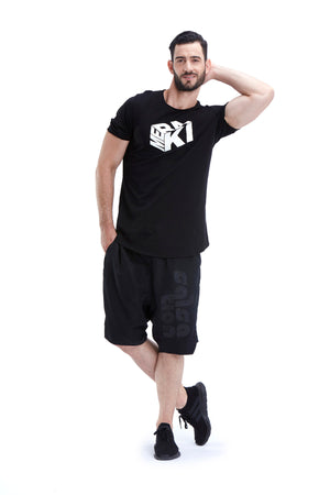 Black Long Shorts