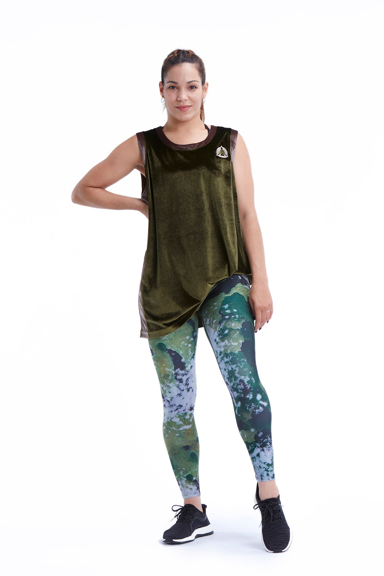Velvet Tank - Dark Green