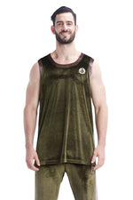 Velvet Tank - Dark Green