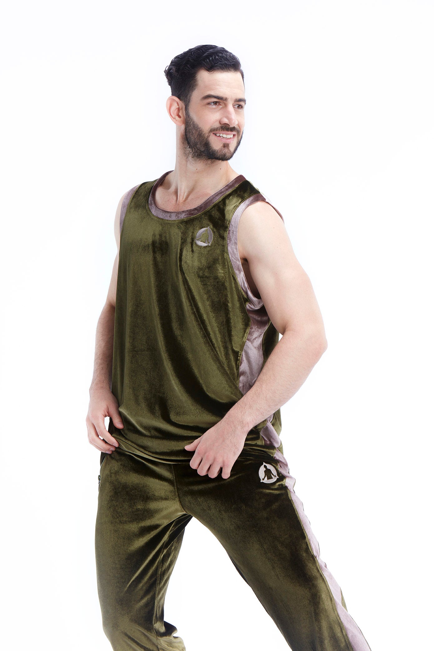 Velvet Tank - Dark Green