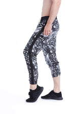 Be Strong Joggers - Black and White