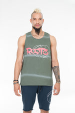 Rootz Khaki Green Tank