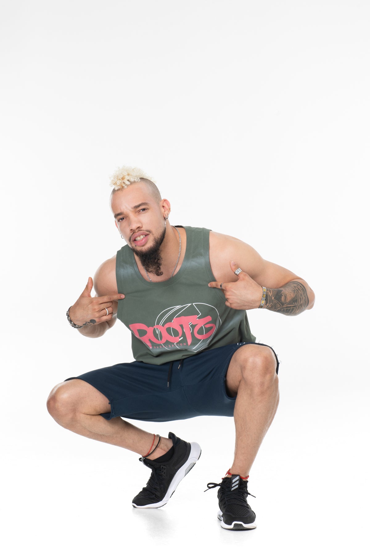 Rootz Khaki Green Tank