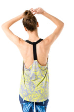 Neon Leaves Yellow Tank