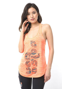 Orange Logo Tank
