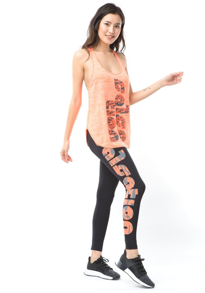 Orange Logo Tank