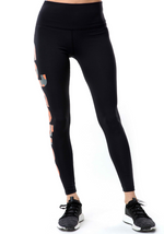 Orange Logo Leggings