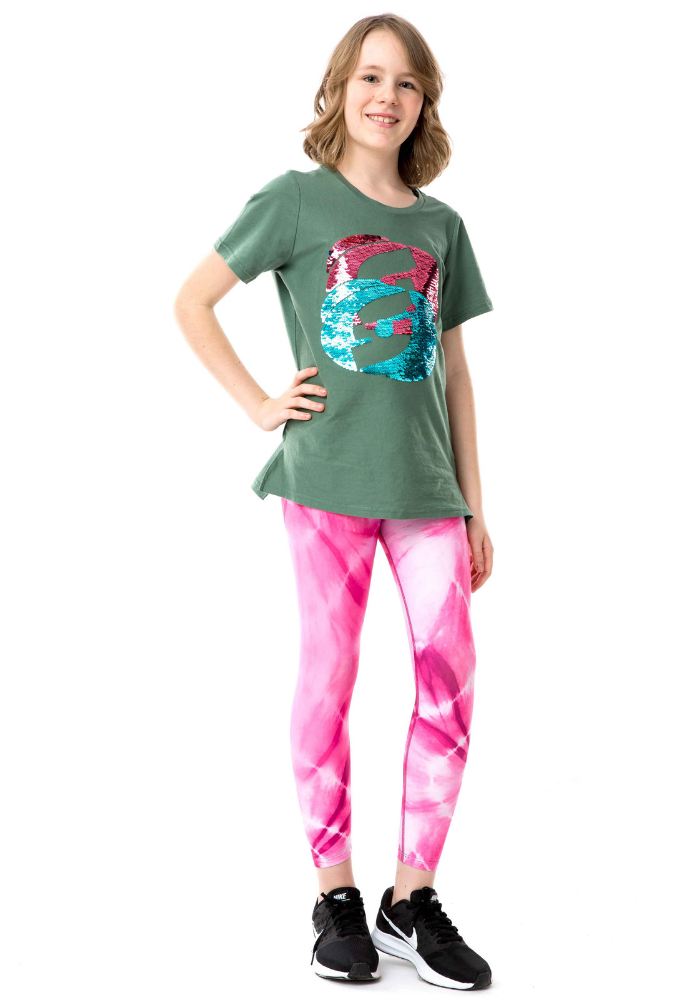 Twinkle Double Icon T-Shirt - green
