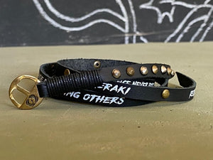 Long Leather Bracelet