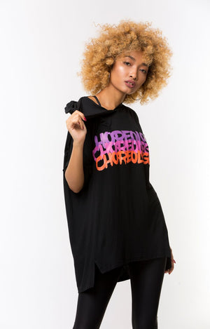 CHOREOLOGY Graffiti Hoodie - Black/Multi *